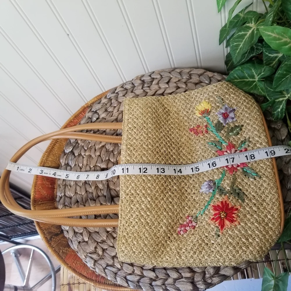 Vintage Floral Embroidered Bag